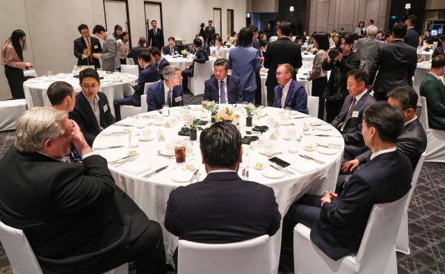 A special luncheon seminar hosted by American Chamber of Commerce in Korea takes place at Grand Hyatt Seoul in Seoul on May 21 2026 AJP Yoo Na-hyun