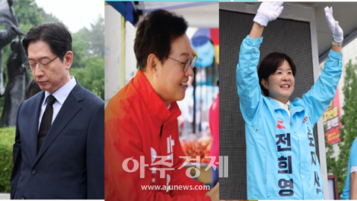 [6·3 지방선거]정부 협력 vs 원팀 수성 vs 양당 청산...경남도지사 선거전, 첫날부터 격돌