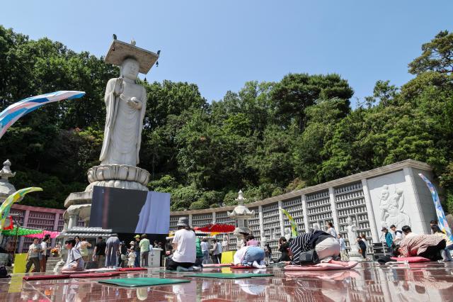 Buddhists and visitors crowd the grounds of Bongeunsa in Seoul on May 24 2026 as South Korea celebrates Buddha’s Birthday the 2570th year of the Buddhist calendar AJP Yoo Na-hyun