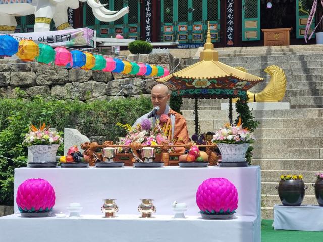 동해시 삼화사 주지 임법스님 사진이동원 기자