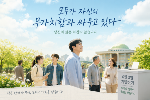 모두가 자신의 무가치함과 싸우고 있다.
