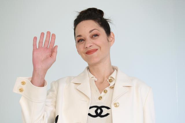 Actress Marion Cotillard poses at the Chanel 2026 Métiers d’Art Collection Seoul show held at Pompidou Center Hanwha in Yeongdeungpo District Seoul on May 26 2026 AJP Yoo Na-hyun