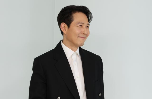 Actor Lee Jung-jae poses at the Chanel 2026 Métiers d’Art Collection Seoul show held at Pompidou Center Hanwha in Yeongdeungpo District Seoul on May 26 AJP Yoo Na-hyun