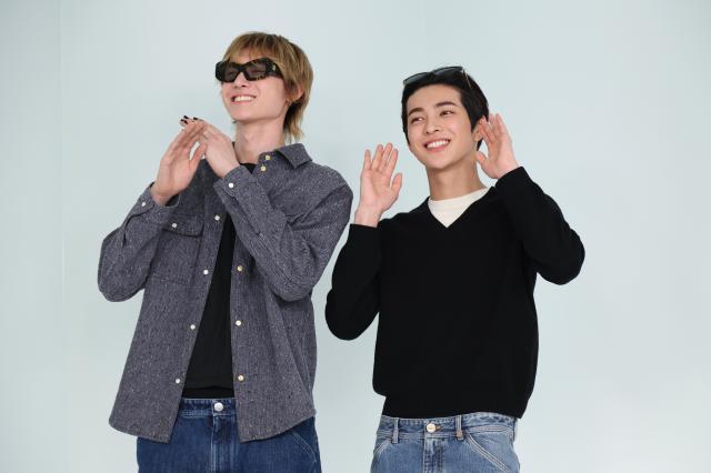 Martin and Keonho of Cortis poses at the Chanel 2026 Métiers d’Art Collection Seoul show held at Pompidou Center Hanwha in Yeongdeungpo District Seoul on May 26 AJP Yoo Na-hyun