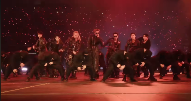 This filed photo show members of BTS performing Hooligan 
