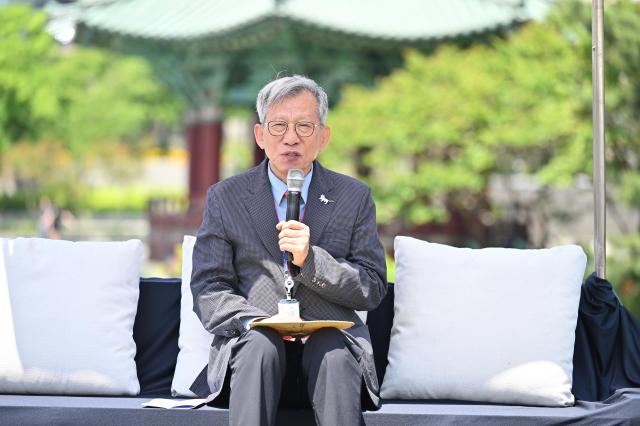 Director Yoo Hong-jun of the National Museum of Korea spoke at the 2026 Cultural Diversity Week event on May 23.