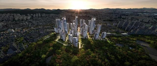 증산4 도심복합사업 지구 조감도 사진LH