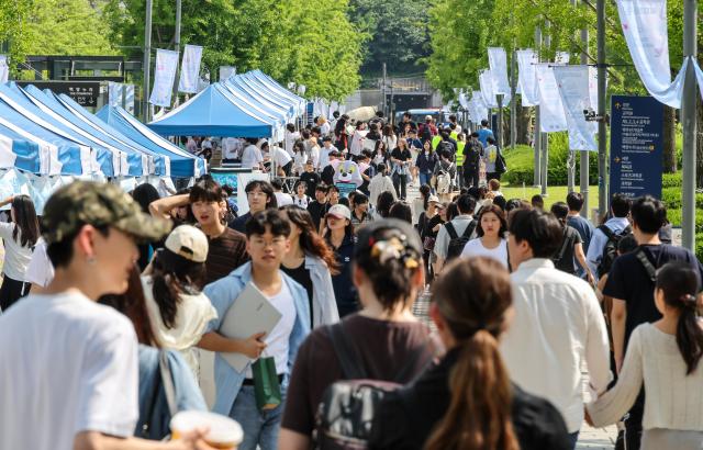 Campus dips into May festival mood 