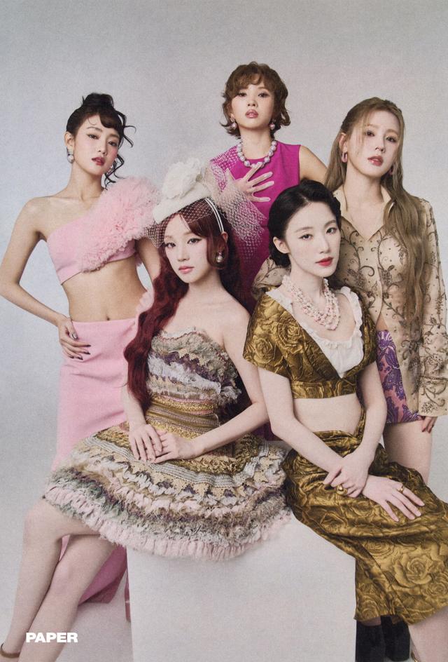 This file magazine cover show K-pop girl group i-dle on American magazine PAPER Courtesy of Cube Entertainment