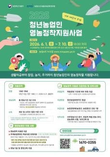 김해시, 청년농 영농정착 지원사업 2차 모집...월 최대 110만원 지원