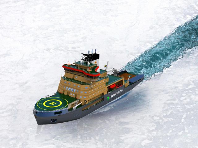 HD Hyundai Heavy Industries begins Sweden icebreaker project