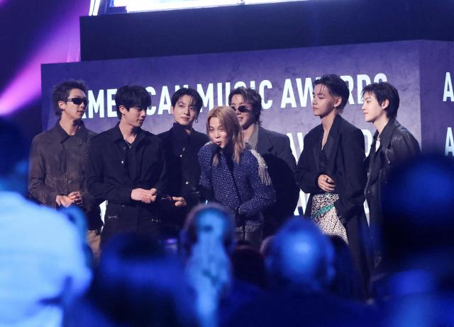 BTS wins Artist of the Year during the 2026 American Music Awards in Las Vegas Nevada US May 25 2026 REUTERSYonhap