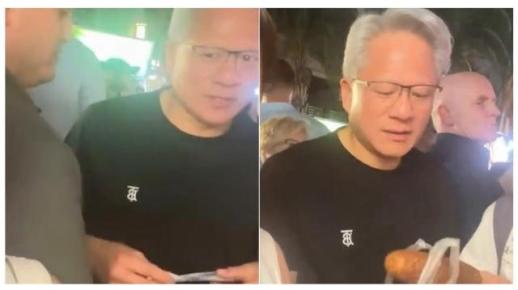 다 사줄 테니 먼저 먹게 해줘…젠슨 황, 대만 야시장서 새치기 논란