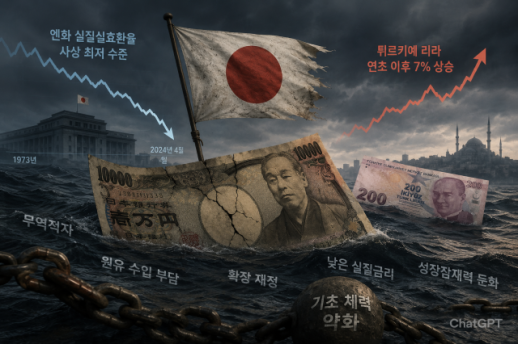 [ASIA BIZ] 튀르키예 리라보다 약한 엔화?…실질 구매력 추락에 日 충격