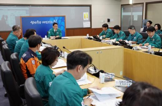 충남도, 재난성 호우 대비 도상훈련 실시…인명피해 최소화 총력