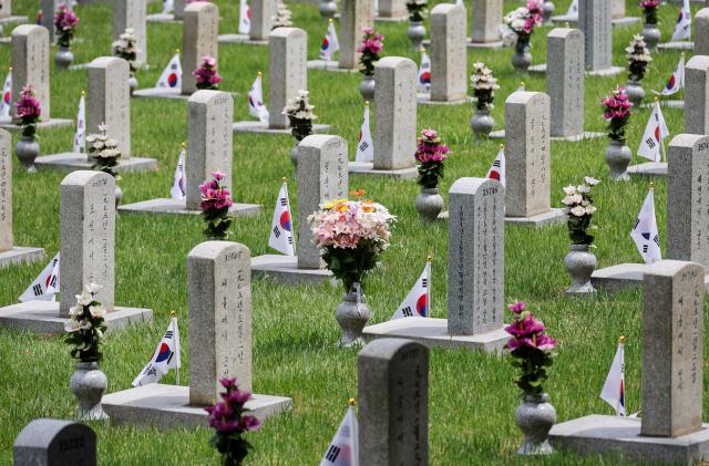 A general view of the Seoul National Cemetery in Seoul on June 1 2026 as South Korea marks the Month of Patriots and Veterans AJP Yoo Na-hyun
