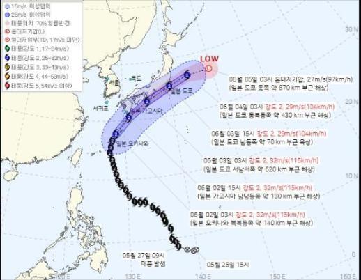 태풍 장미 오키나와→도쿄 간다…영향받은 제주·남부는 비