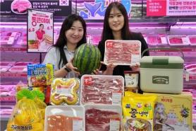 Lotte Mart mở đại tiệc giảm giá tháng 6, thịt ba chỉ chỉ 990 won, dưa hấu 9.900 won