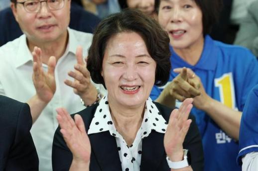 [속보] 경기 추미애·대전 허태정·충북 신용한 당선 유력