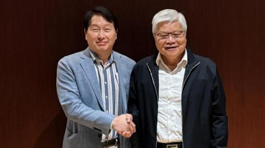 최태원 SK 회장, TSMC 수장과 대만서 회동…글로벌 AI 반도체 동맹 다져