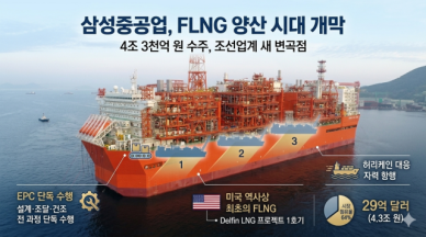 LNG선 다음은 FLNG…삼성중공업, 양산 시대 첫발