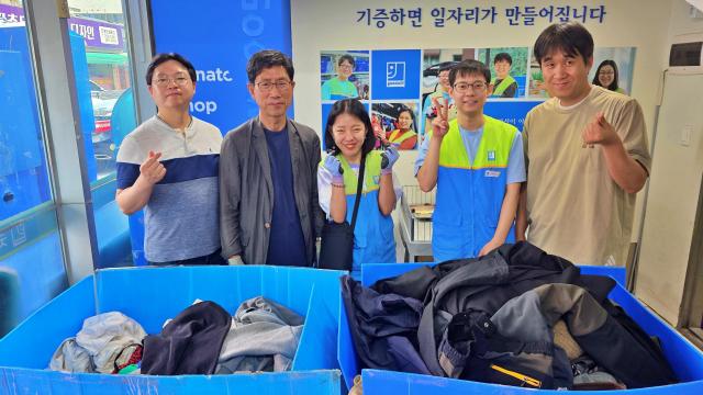 전주시설공단이 사회적 기업에 기부한 헌 옷들사진전주시설공단