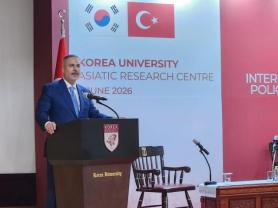 Turkish foreign minister urges S. Korea partnership to stabilize global governance