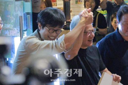 [포토] 네이버 샤라웃 하는 젠슨 황