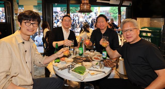 From PC cafés to pork belly: Inside Jensen Huangs unconventional Seoul summit