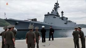 Kim Jong Un Observes Naval Trials of New Destroyer Ganggeonho