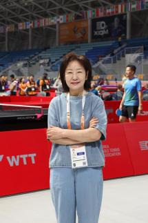 정현숙 한국여성탁구연맹 회장 생활탁구가 강한 탁구의 뿌리…강릉 세계마스터즈서 50여 년 탁구 인생 되돌아보다