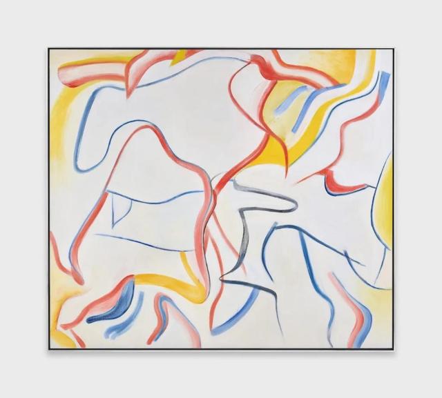 Willem de Kooning's Milkmaid, 1984. Photo: Lévy Gorvy Dayan