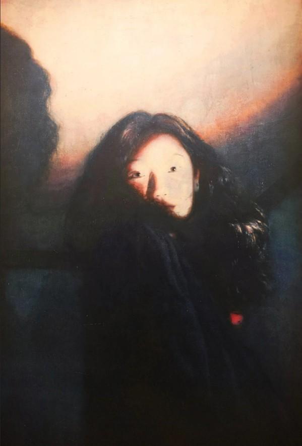 이목하 Chromakey Blue 2022 면천에 유화 194x1303 cm 사진서울옥션