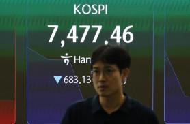 KOSPI Attempts Recovery After Plummeting Below 7400, Supported by AI Stocks