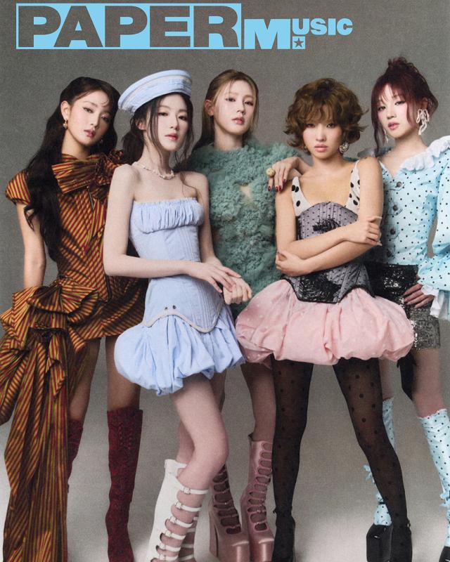 This file magazine cover show K-pop girl group i-dle on American magazine PAPER Courtesy of Cube Entertainment 