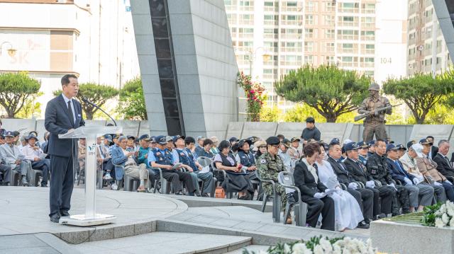 현충일 추념식 모습사진보령시