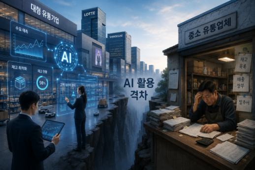[유통가 AI 혁신] 대기업은 가격·재고도 AI로 관리…중소업체는 출발선도 못 섰다