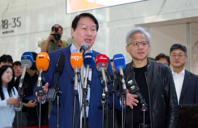 Nvidia CEO reaffirms close alliance with SK hynix, unveils plans for next-Gen robotics chip