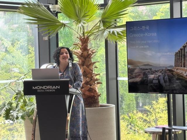 Villy Christoflopoulou head of the advertising department at the Greek National Tourism Organization