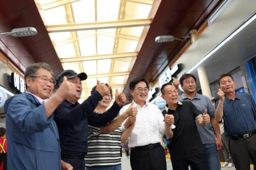김동연 의왕도깨비시장 더 안전하고 쾌적하게 다시 태어났다