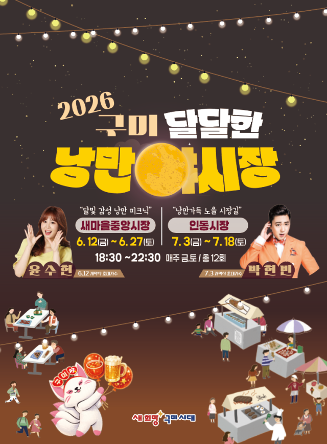 2026 구미 낭만야시장 포스터사진구미시