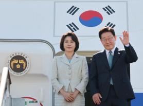 Lee departs for Europe to attend G7 summit in France
