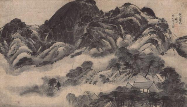 Jeong Seons Inwangjesaekdo Scene of Mount Inwang After Rain one of Koreas most celebrated landscape paintings Courtesy of the National Museum of Korea