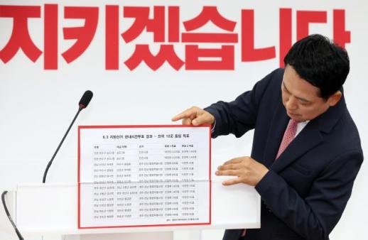 장동혁 지방선거 다시…선거 소청·증거보전 신청