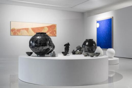 빙그레, K-헤리티지 아트전 미백 참여…바나나맛우유 담은 흑자 작품 전시