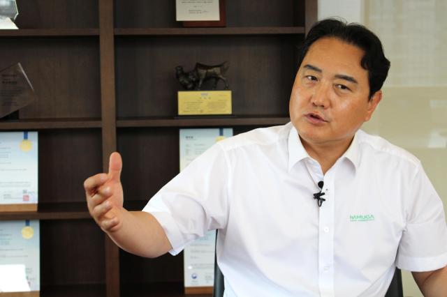 이동호 나무가 대표가 지난 2일 경기 성남시 판교테크노밸리에서 아주경제와 인터뷰하고 있다 이 대표는  라고 말했다 사진아주경제