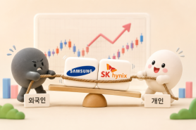 Foreign Investors Sell 58 Trillion Won in Samsung and SK Hynix Amid Buying by Individuals