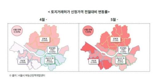 다주택자 양도세 중과유예 종료...5월 서울 토허 신청 32% 급감