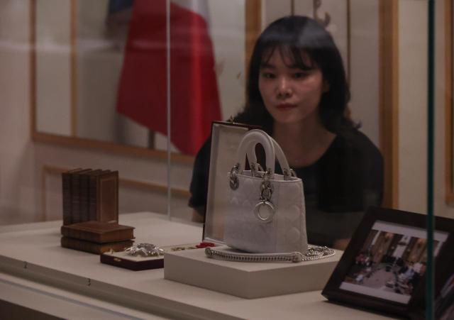 Visitors attend a press preview of the special exhibition Gifts and Records 140 Years of Korea-France Friendship at the National Palace Museum of Korea in Seoul on June 2 2026 AJP Yoo Na-hyun


