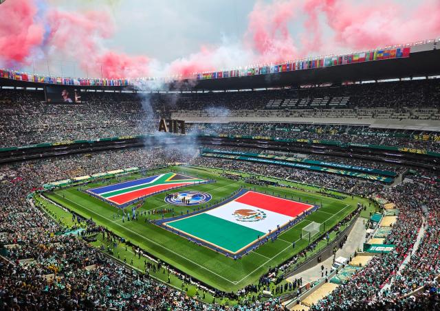 Opening match between Mexico and South Africa